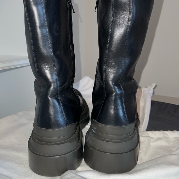 BOTTEGA VENETA Tire High Top Boots 41 /US 10 Womens - Picture 8 of 10